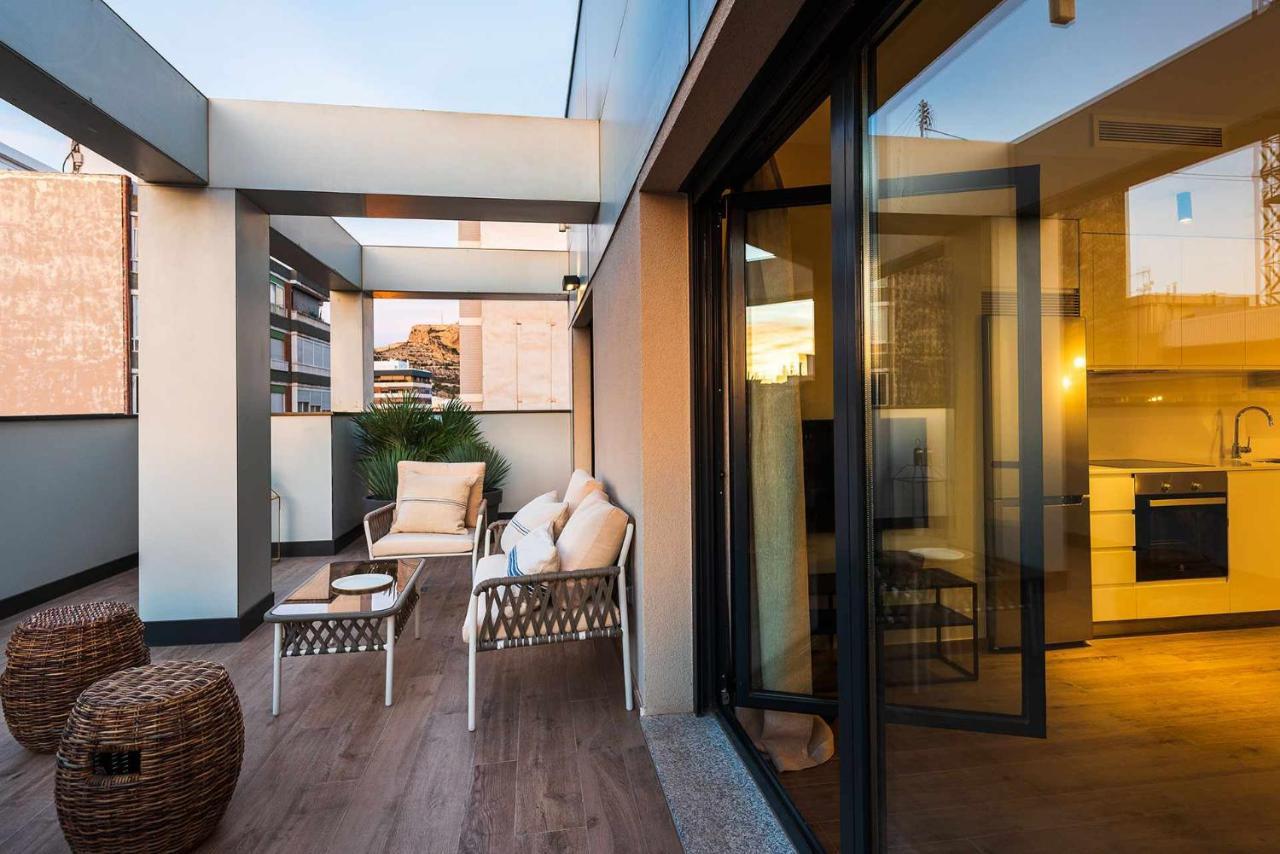 Apartamento Bguest Con Terraza Alicante Kültér fotó